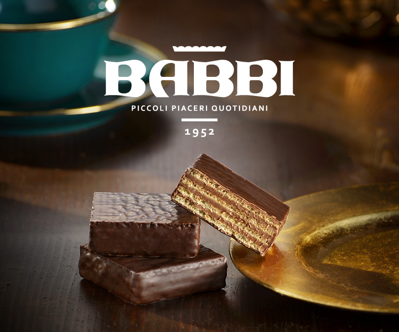 品牌形象 产品包装设计 ' BABBI 巧克力（意大利进口）