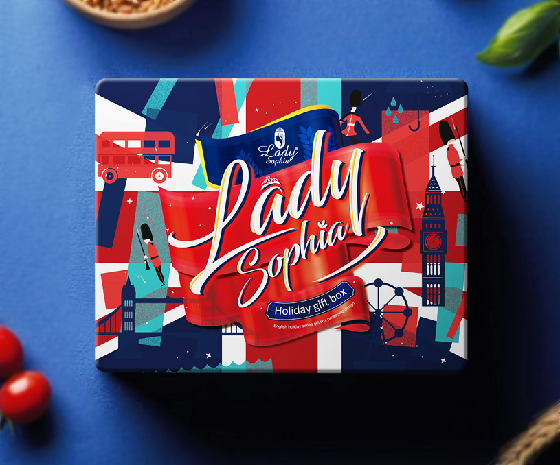 品牌形象 产品包装设计 ' 《Lady Sophia 索菲娅夫人》英伦礼盒