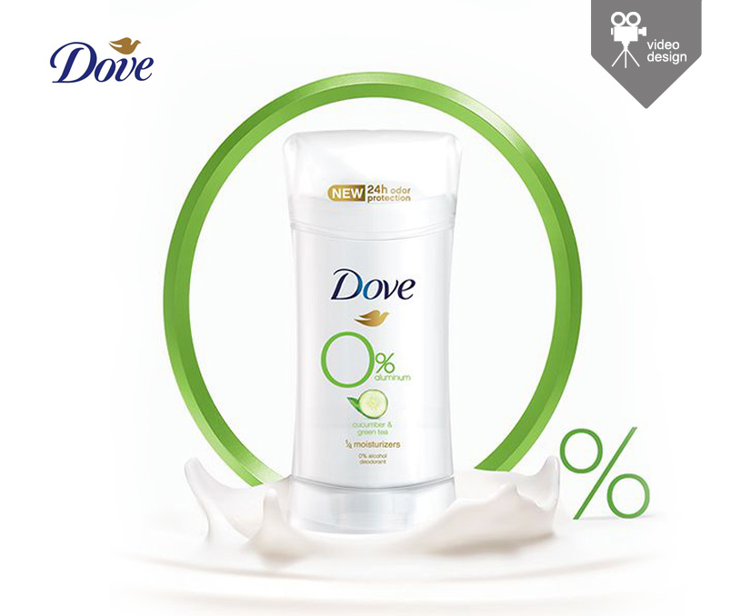 品牌形象. 媒体视频设计 ' Dove 多芬护理（呵护造型篇）